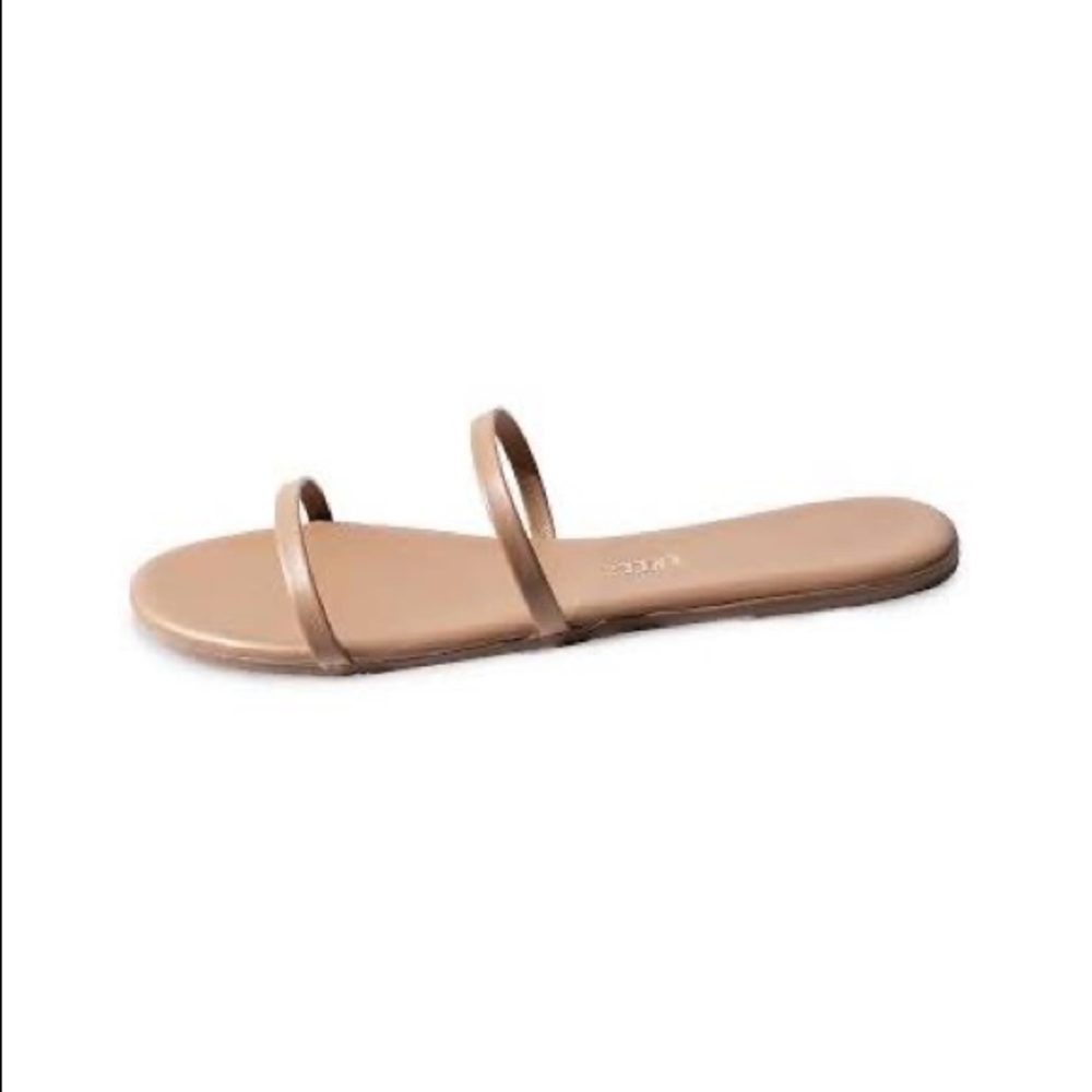 Amazon Essentials Women's Thin Two Strap Sandal Flat